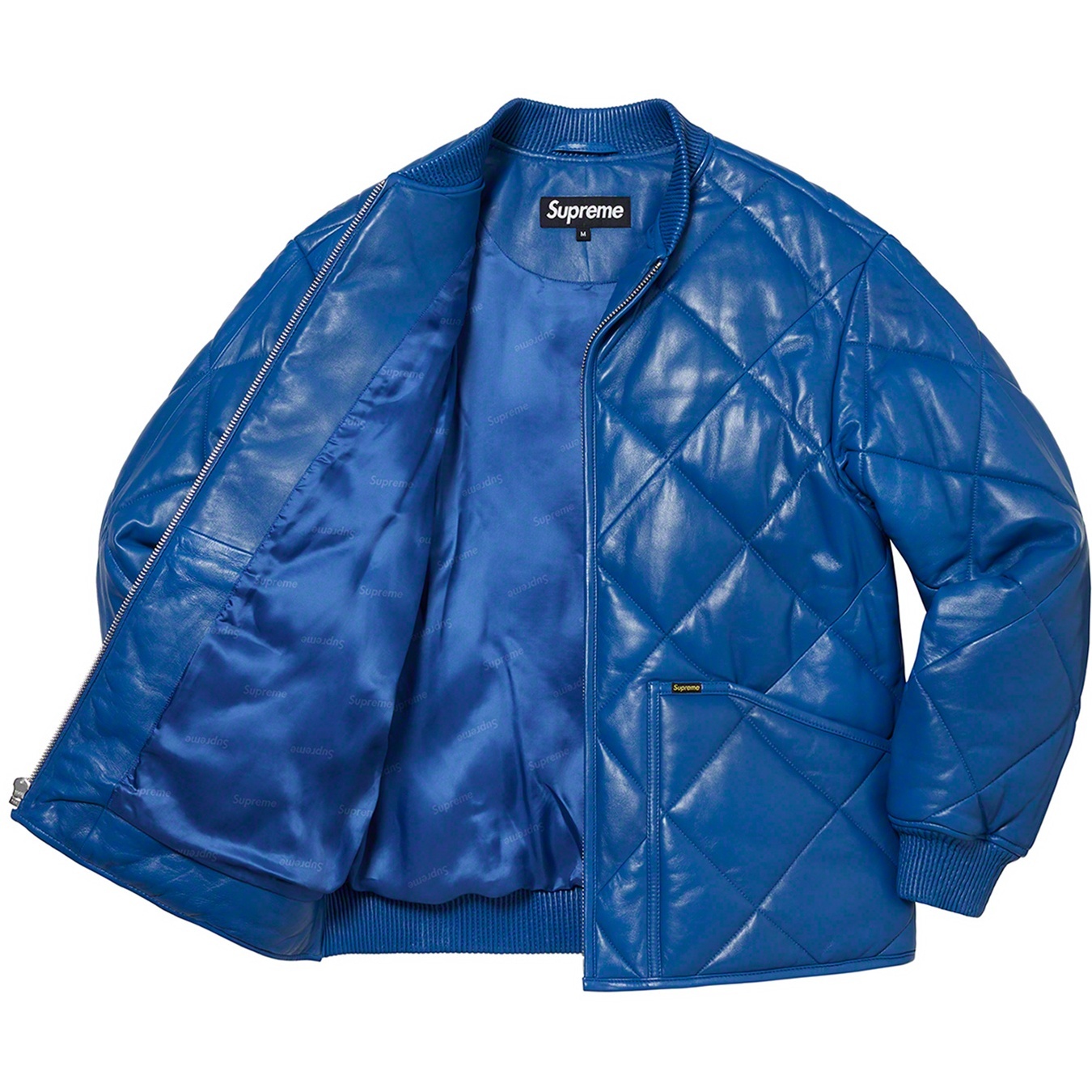 Quilted Leather Work Jacket view 7